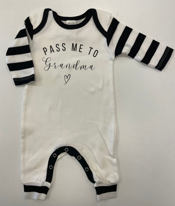 Camas Creations Pass Me to Grandma Romper