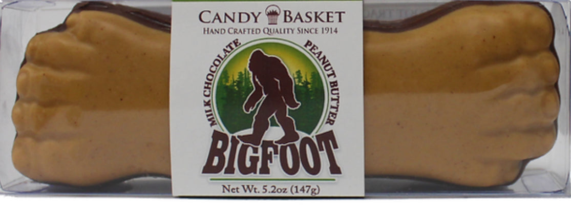 Candy Basket Chocolate & Peanut Butter Bigfoot Track