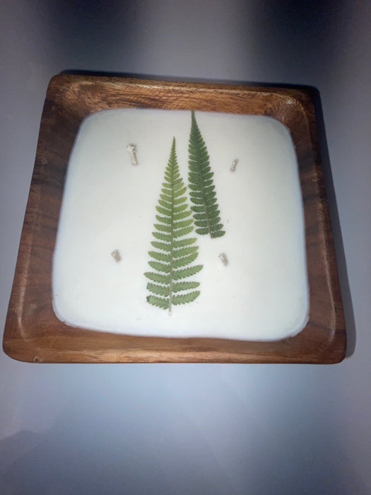 Camas Flames four wick square candle