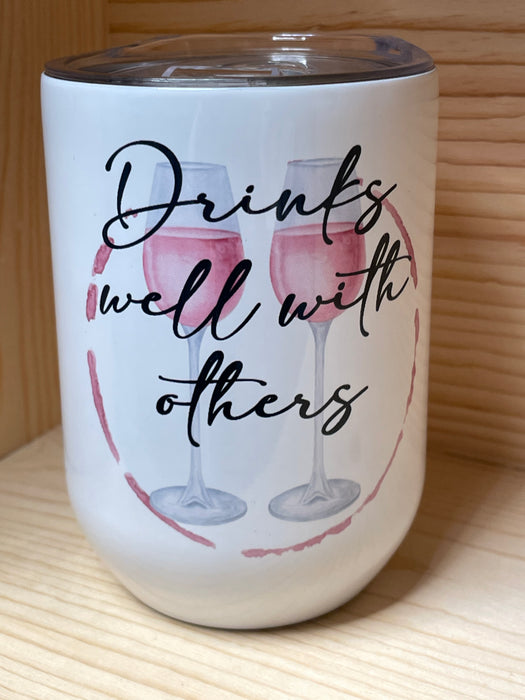 MMS wine tumbler, varied styles