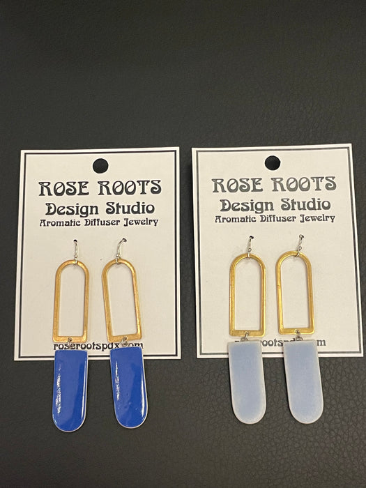 Rose Roots Design Studio Mirror Image Dangle Earrings