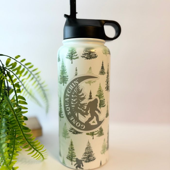 HandCrofted DISCONTINUED Gone Squatchin' 32oz Waterbottle