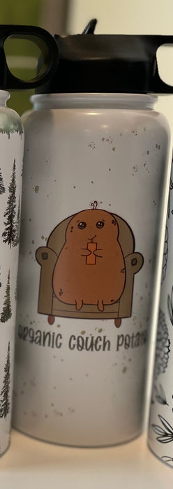 HandCrofted DISCONTINUED Organic Couch Potato 32oz Waterbottle