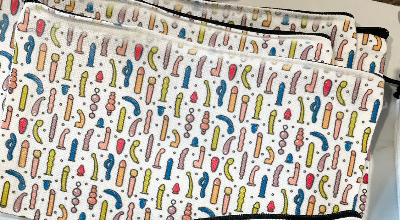 HandCrofted Vibes Zipper Pouch