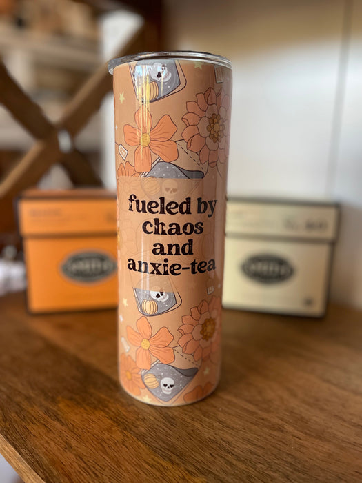 HandCrofted DISCONTINUED Anxie-Tea 20oz Insulated Tumbler
