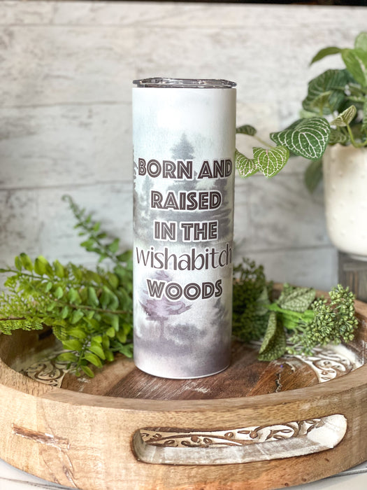 HandCrofted DISCONTINUED Wishabish Woods 20oz Insulated Tumbler