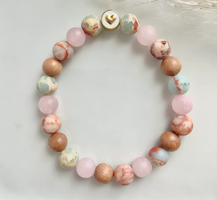 Viva Vibrations Rose Quartz,Jasper, and Rosewood