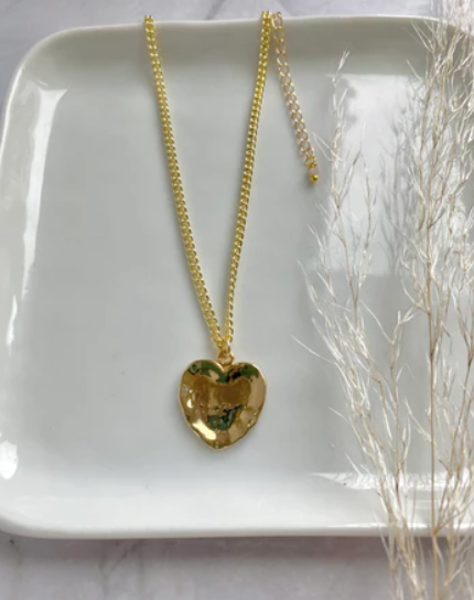 Viva Vibration Gold Heart Necklace