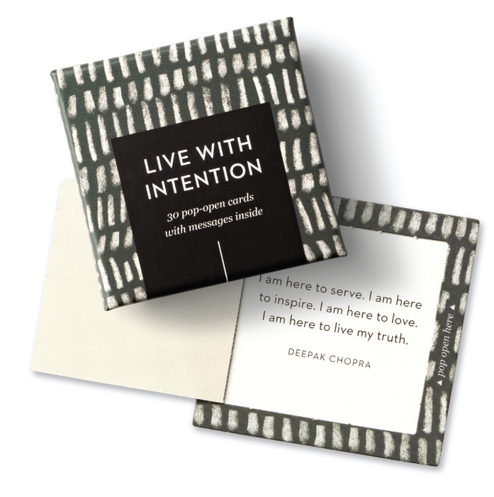 Compendium Thoughtfulls Pop-Open Card 'Live With Intention'