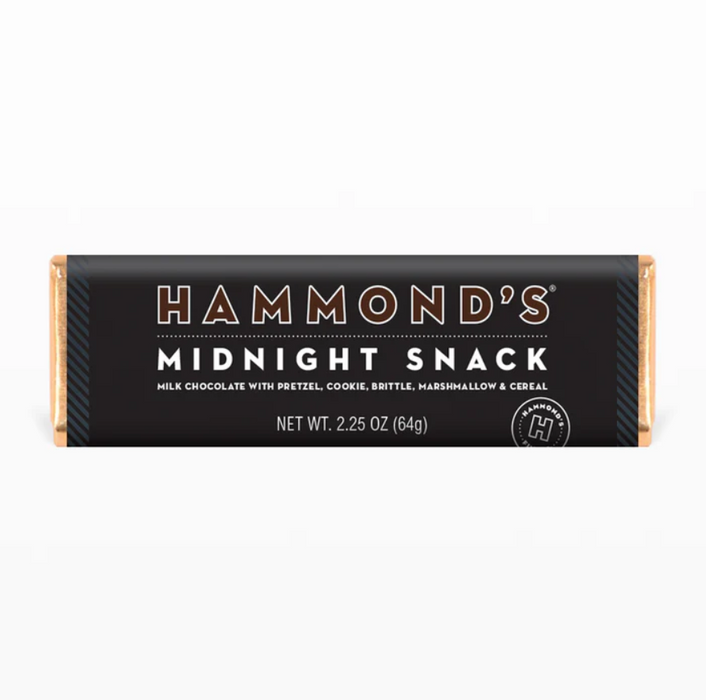 Hammond's Milk Chocolate Midnight Snack Candy Bar