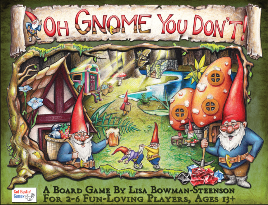 Gut Bustin' Games OH GNOME YOU DON'T Board Game