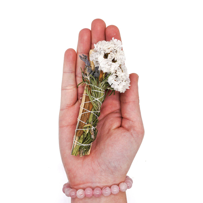 Faiza Naturals Palo Santo Floral Herb Smudge - Exclusive Production