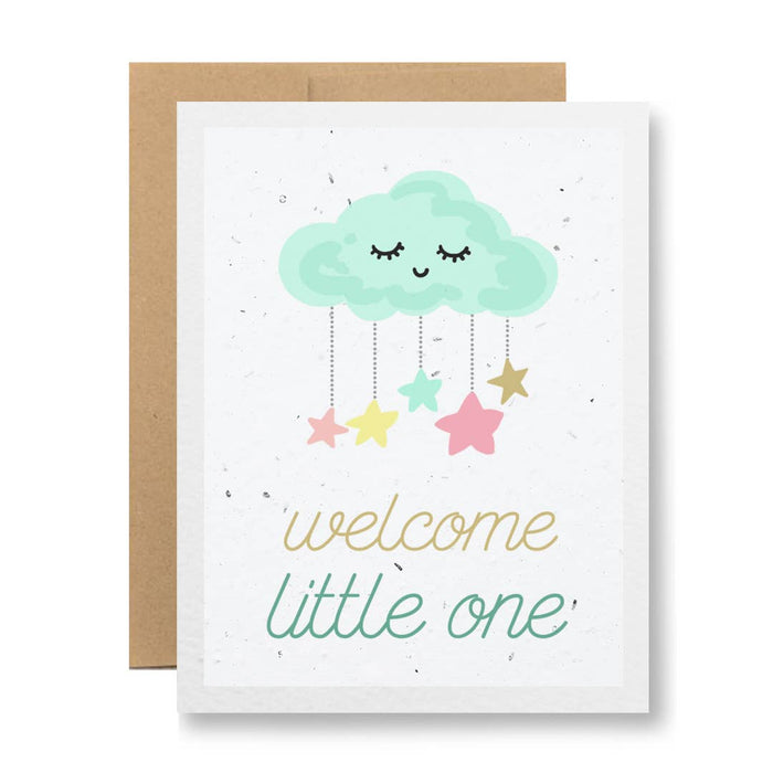 Seedy Cards - Plantable Seed Paper Greeting Card - Welcome little one