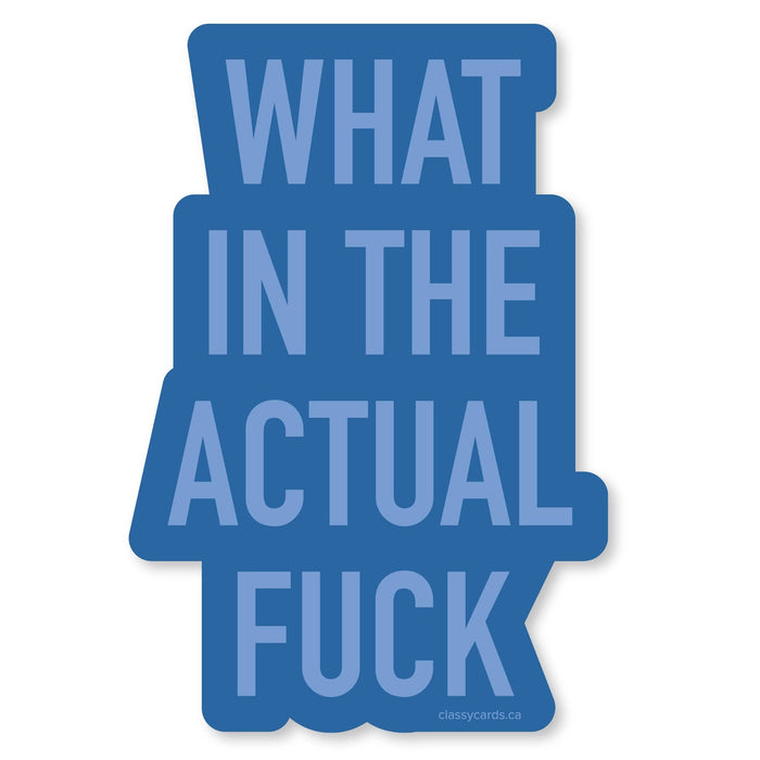 Classy Cards Creative - Actual Fuck Vinyl Sticker