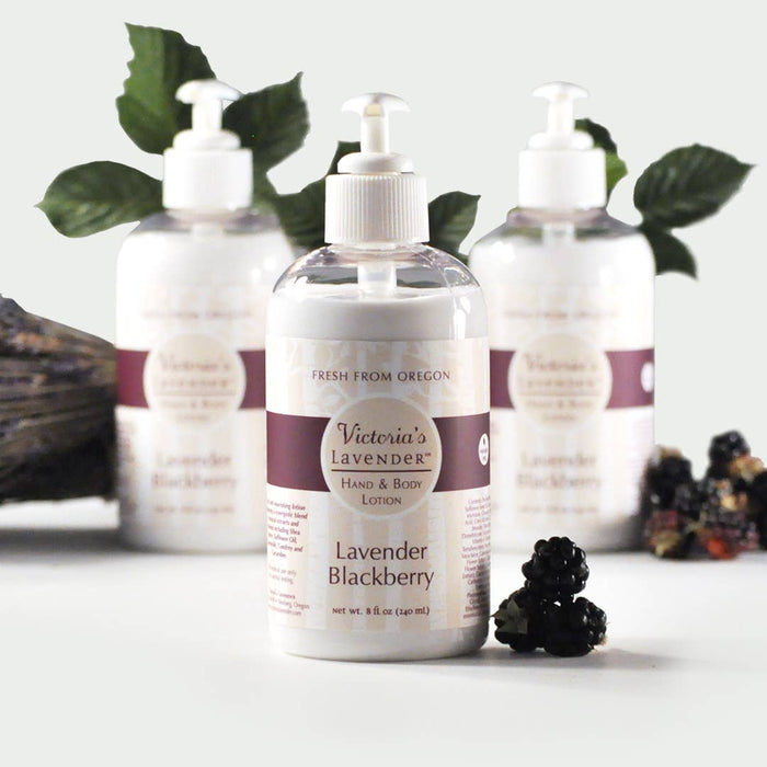Victoria's Lavender, LLC - Hand and Body Lotion-Blackberry Lavender