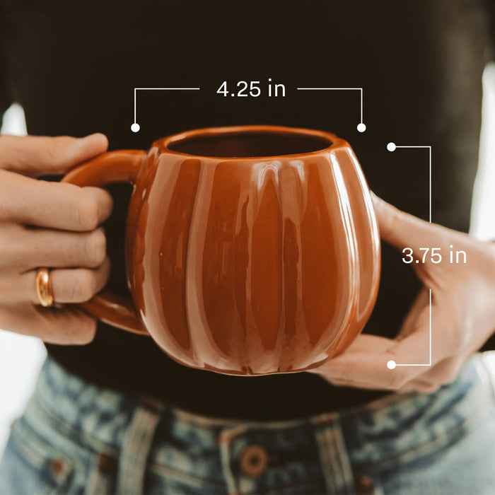 Sweet Water Decor - Creme Colored Pumpkin Coffee Mug