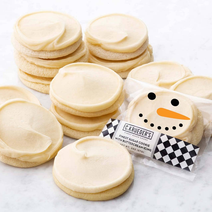 C.Krueger's - Finest Holiday Snowman Buttercream Iced Sugar Cookie 2.25oz