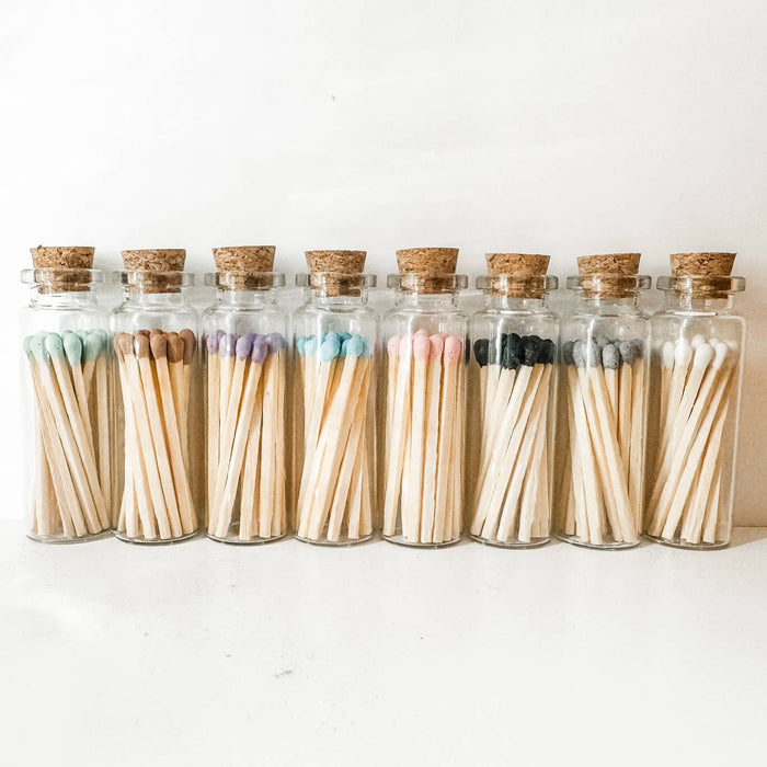 Moonlight Makers - Pink Safety Matches in Glass Vial
