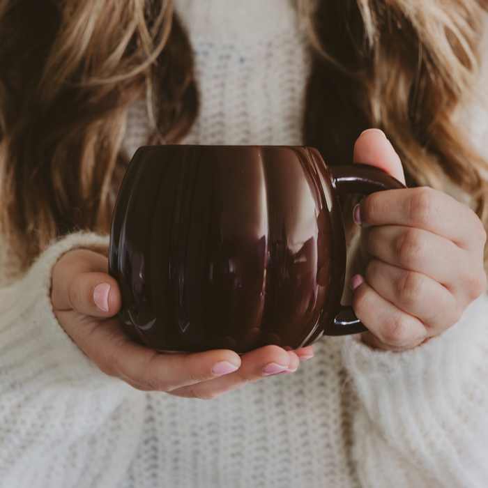 Sweet Water Decor - *NEW* Brown Pumpkin Coffee Mug - Fall Decor & Gifts
