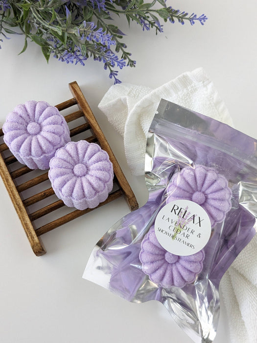 Beachy Bubbles Bath Co Relax Shower Steamers