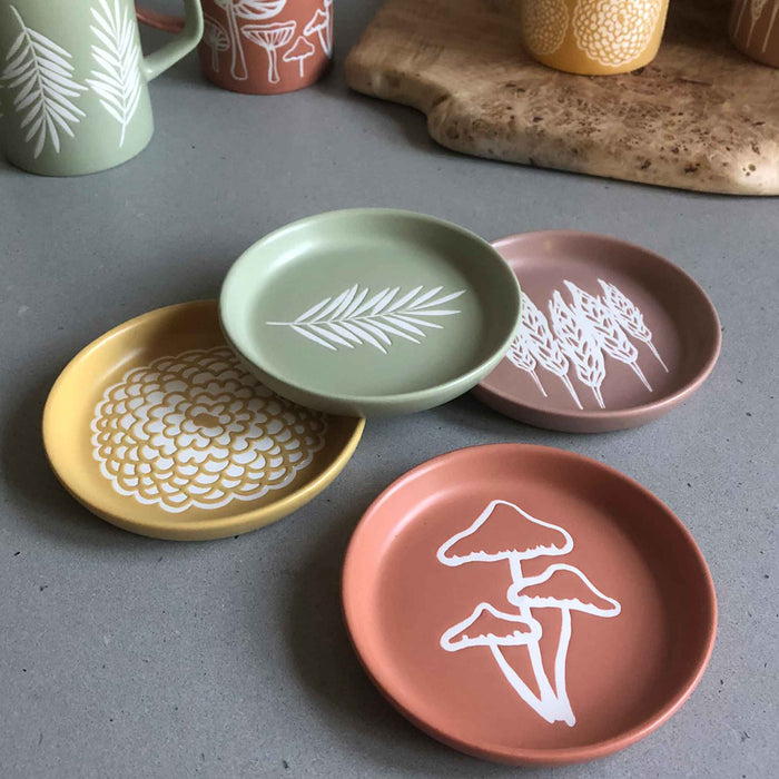 Living Goods by Ore’ Originals Cuppa Color Coaster | Mushroom