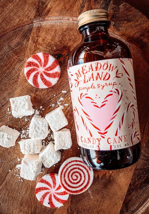 Meadowland Syrup - Candy Cane Simple Syrup