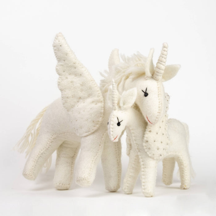 The Winding Road - Toys - Unicorn - White - Small