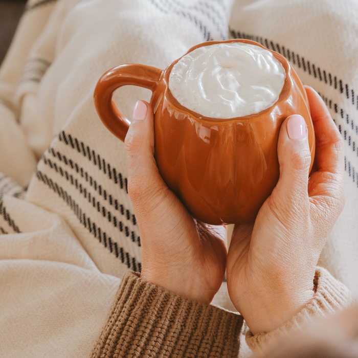 Sweet Water Decor -Orange Pumpkin Coffee Mug