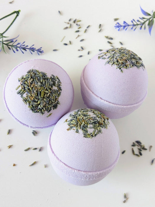 Beachy Bubbles Bath Co - Lavender & Cedar Bath Bomb
