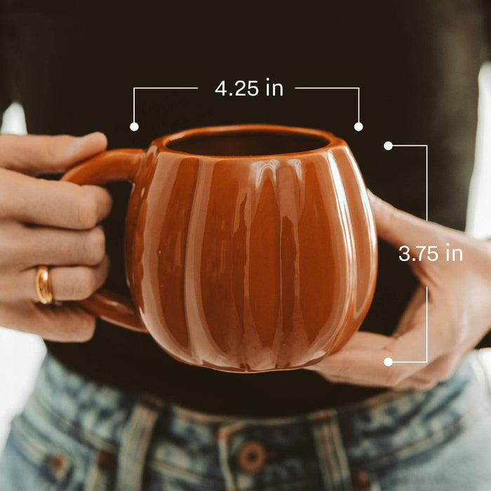 Sweet Water Decor - *NEW* Brown Pumpkin Coffee Mug - Fall Decor & Gifts