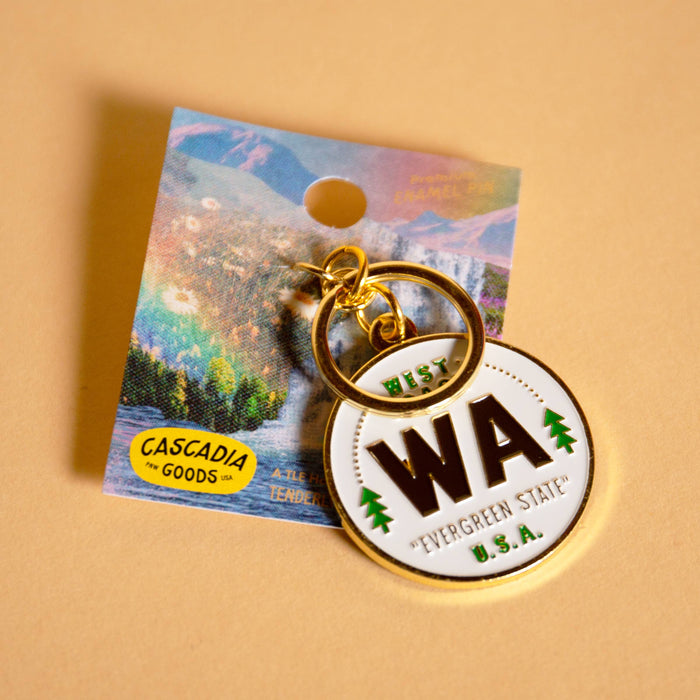 Tender Loving Empire - WA Round Enamel Keychain
