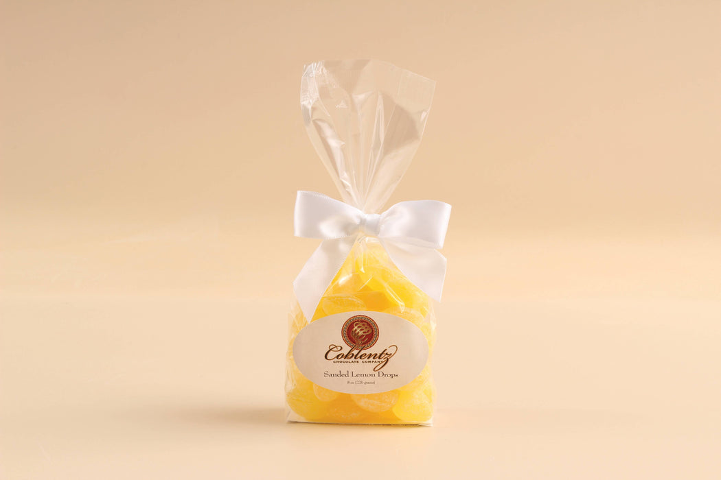 Coblentz Chocolate Company Lemon Drops Bag With Bow
