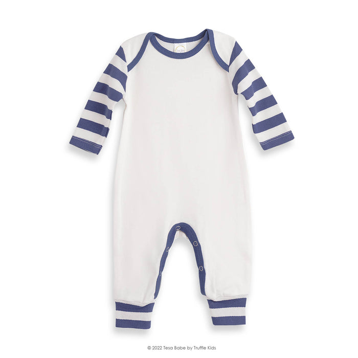 Tesa Babe Stripe Sleeves Cotton Romper