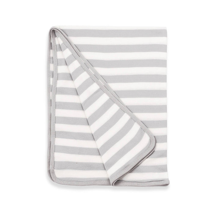 Tesa Babe Baby's Grey Stripe Cotton Blanket