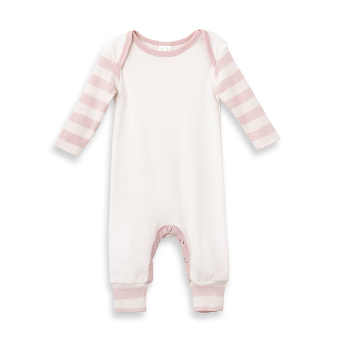 Tesa Babe Baby Girl's Cotton Rompers Pink Stripes