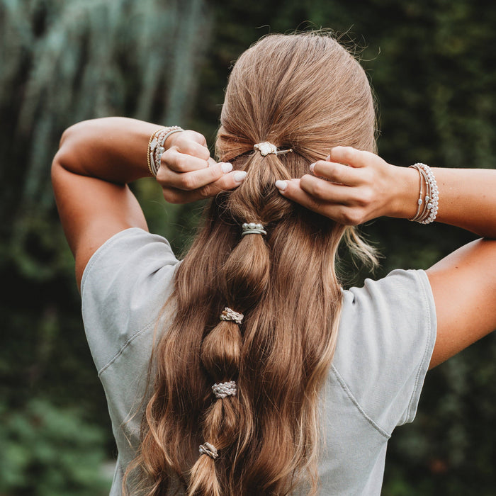 K'lani hair tie bracelets - Glimmer Hair Tie Bracelets