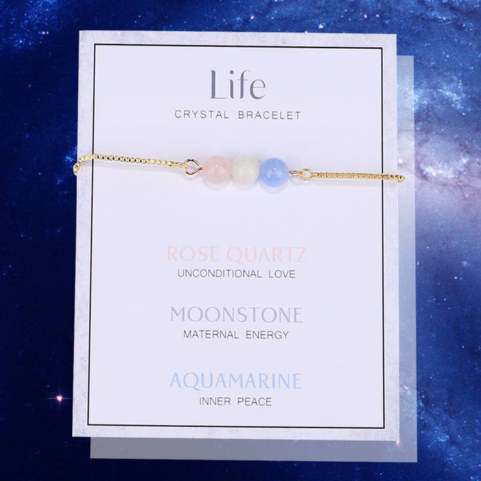 Gypsy Soul - Gold Chain Empowerment Bracelets - Life - 6 Pcs