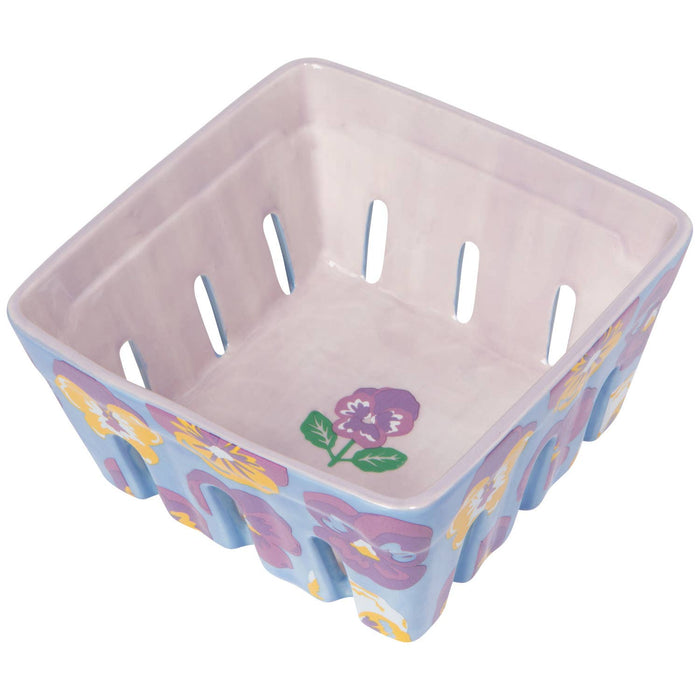 Danica Jubilee - Pansy Berry Basket Large