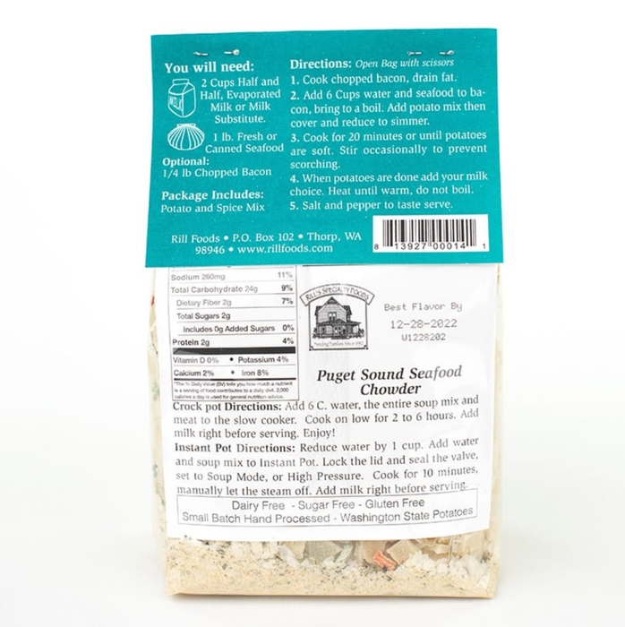Rill Foods - Large Puget Sound Seafood Chowder Mix