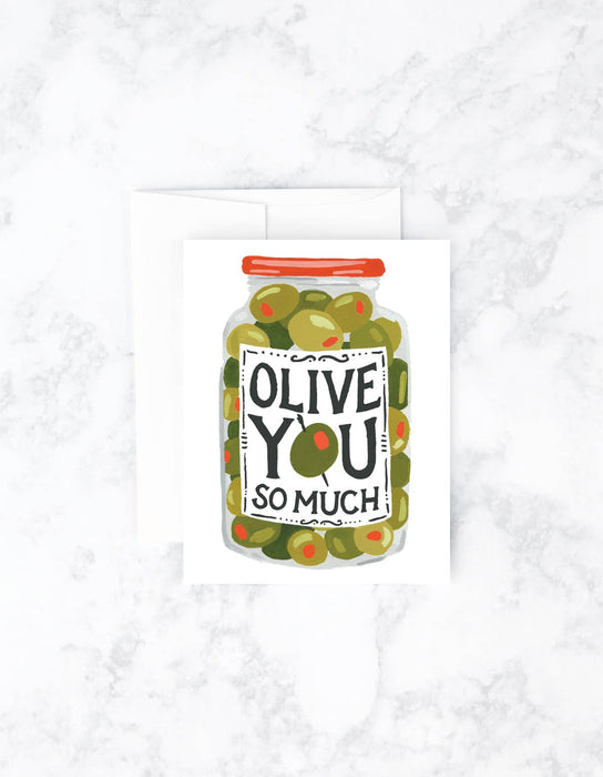 Idlewild Co. - Love & Friendship Greeting Card | Olive You