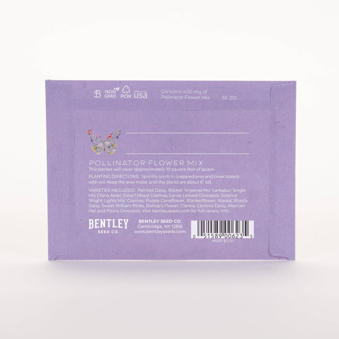 Bentley Seed Co. - Thank You Butterfly Pollinator - Pollinator Flower Mix Seed Packets