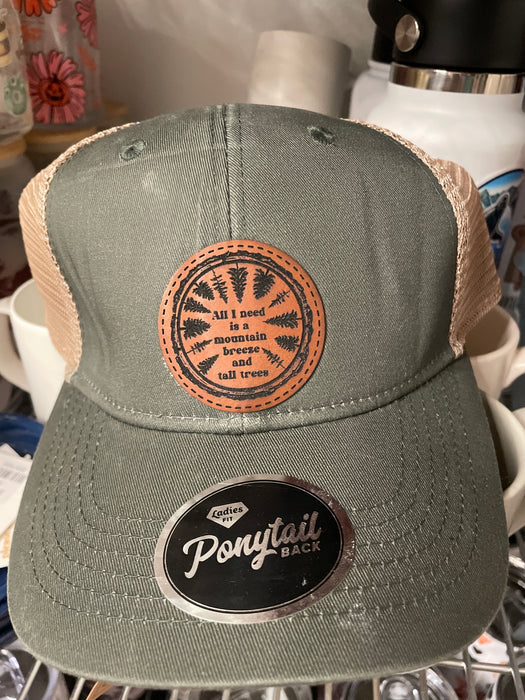 HandCrofted Tall Trees Ball Cap