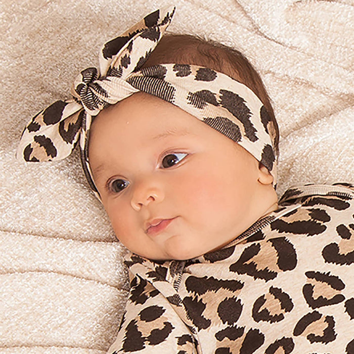 Tesa Babe - Baby Girl's Leopard Cotton Headband