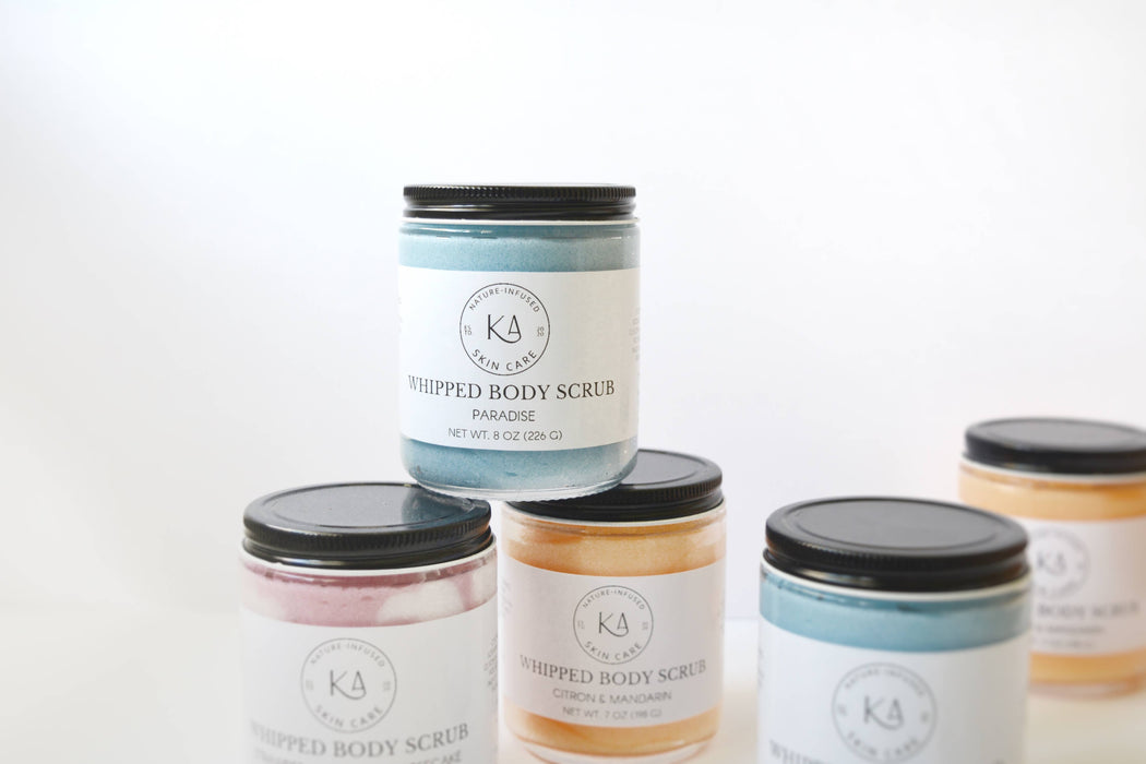 Karomni Co. Whipped Body Scrubs - Summer Scents, Sugar Scrubs: 4 oz wt. / Blooming Lilacs