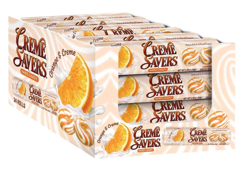 Grandpa Joe's Candy Shop - Creme Saver Orange & Cream Candy 1.76oz, 24ct