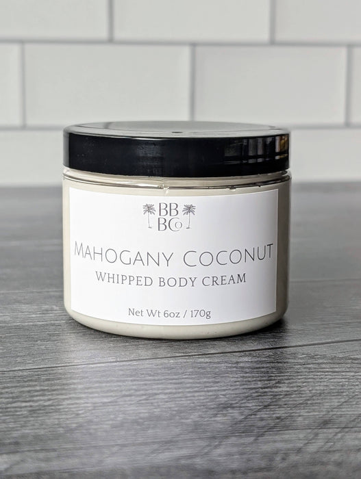 Beachy Bubbles Bath Co - Mahogany Coconut Men's Body Cream