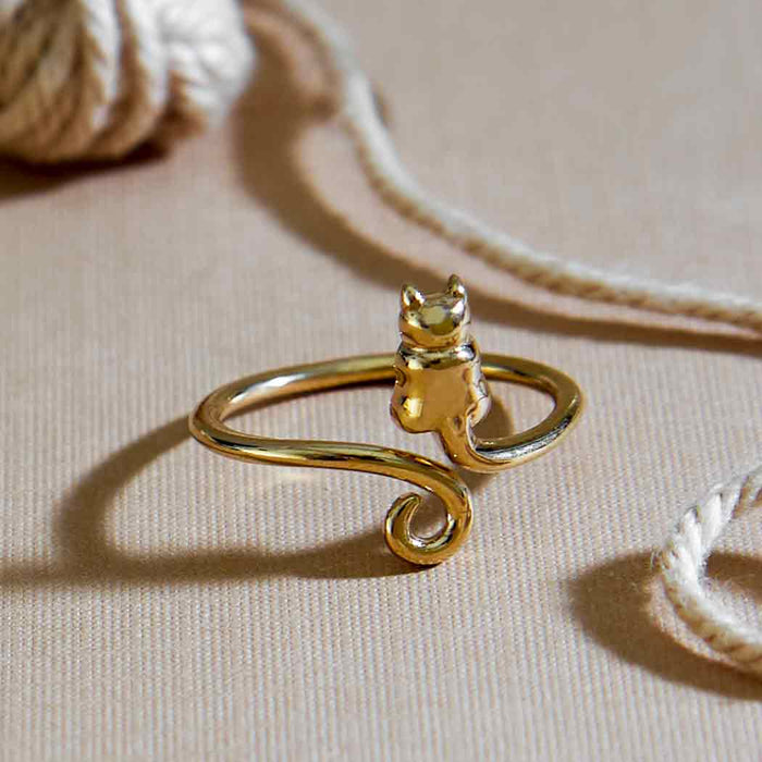 Nina Designs - Adjustable Cat Ring
