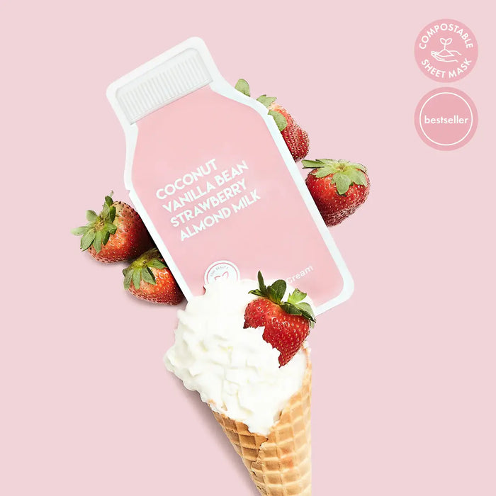 ESW Beauty - Strawberries and Cream Soothing Raw Juice Sheet Mask