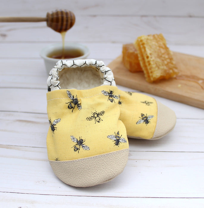 Scooter Booties Honey Bee Baby Shoes