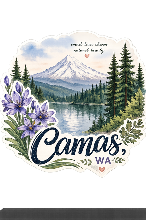 Camas, Washington PNW Scenic Sticker